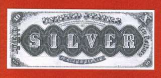 COPY of US CURRENCY 1880★ LARGE $10★ Old Paper Money CU  