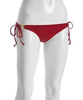 Space red Tori sun charm side tie bikini bottom   up to 70 