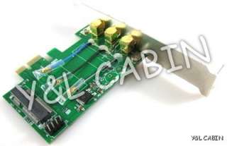 Wireless Network Mini PCI E to PCI E Adapter 3 Antenna  