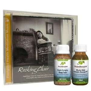 Native Remedies Blissful Baby Massage Oil; Rocking Chair Cd And Triple 