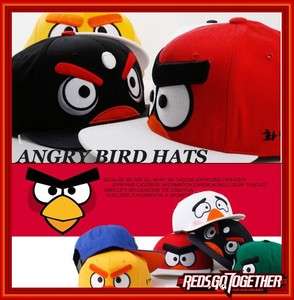 FLAT CAP ANGRY BIRD HIPHOP HAT BASEBALL PEAK FITTED NEW HP001  
