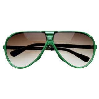   Designer Large Tear Drop Color Plastic Aviator Sunglasses 8103  