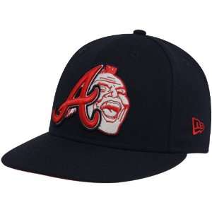   Atlanta Braves Navy Blue Blaster 59FIFTY Fitted Hat
