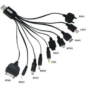   Multi USB Charger Cable for Mobile Phones Cell Phones & Accessories