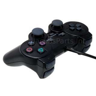 Black Shock Game Controller for Sony PS2 Playstation 2  