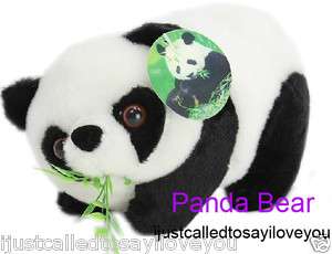 Stuffed Animal Plush Toy mini crawling PANDA Bear  