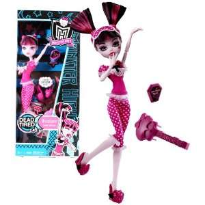  Year 2010 Monster High Dead Tired Series 10 Inch Doll   Draculaura 