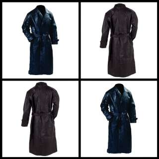 Mens & Womens Leather Trench Coat   M L XL 2XL 3XL New  