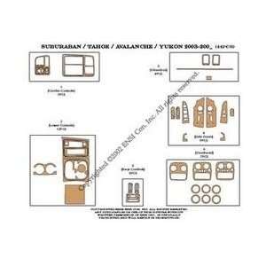   Yukon Dash Trim Kit 03 04   44 pieces   Mustard Birdseye Maple (7 221