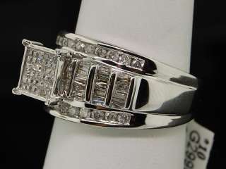 LADIES WHITE GOLD PRINCESS CUT DIAMOND ENGAGEMENT RING  