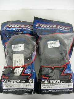   is for a complete set (2 Packs) of Proline 1/8 Caliber VTR Truck Tires