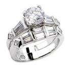 NEW Womens Multiple cut Promise/Wedding RINGS SET sz 10  