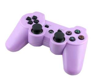 PS3 PlayStation 3 Wireless Controller Purple Dual Shock Bluetooth 