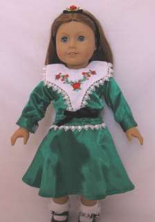 Doll Clothes Holiday Dress Fits American Girl Ruthie  