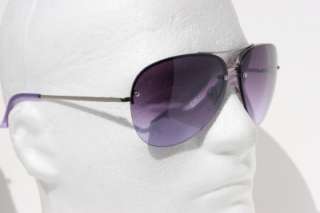 Rimless Aviator sunglasses cops vintage purple gradient  