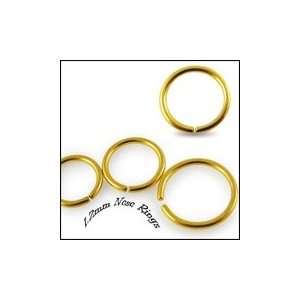  316L SS Anodized Gold Nose Ring Piercing Jewelry Jewelry