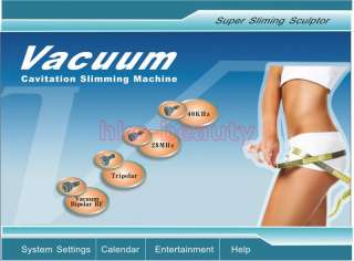   Liposuction Cavitation Radio Frequency Vacuum RF Slimming Machine