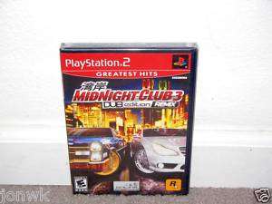 MIDNIGHT CLUB 3 DUB ED REMIX NEW Playstation 2 PS2 710425279348  