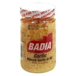 Badia Garlic Minced Oil, 8 Ounce Bottle (Pack of 12)  