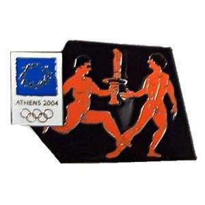  Athens 2004 Summer Olympic Torch Relay Pin Sports 