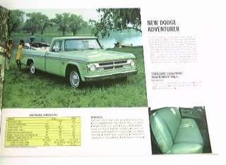 1971 71 DODGE Pickup TRUCK BROCHURE D100 D200 D300  