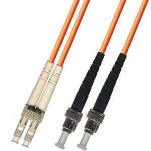  30M Multimode Duplex Fiber Optic Cable (50/125)   LC to ST 