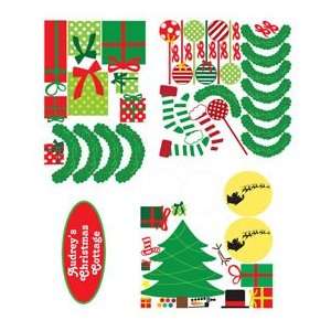  reusable christmas decals set 