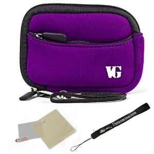  Neoprene Cover Carrying Case Sleeve with Extra Pocket for Panasonic 