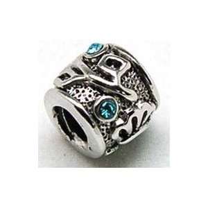 BLUE STONE Bead compatible With Pandora Chamilia Troll Biagi Bracelets