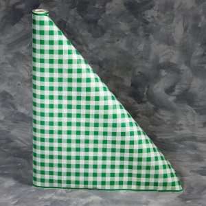   foot Green Gingham Paper Table Cover   705255 Patio, Lawn & Garden