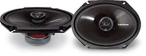 NEW ROCKFORD FOSGATE 6x8 CAR STEREO FRONT / REAR DASH AUDIO SPEAKERS 