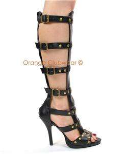 PLEASER Medieval Roman Gladiator Womens Costume Shoes 885487470009 