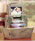 LIGHTED PICTURE PHOTO FRAME WATER FOUNTAIN A BEAUTIFUL PIECE