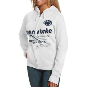  Penn State Nittany Lions Ladies White Retro Distressed 