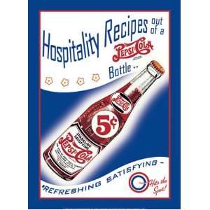  Pepsi   Hospitality Recipes Metal Sign