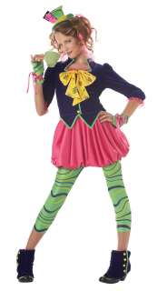 Alice , The Mad Hatter Tween Dress Up Halloween Costume  