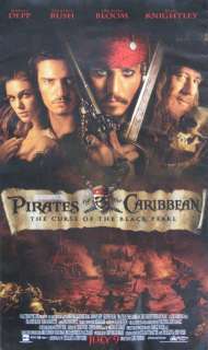 Pirates of the Caribbean Black Pearl  ORIG MOVIE POSTER  