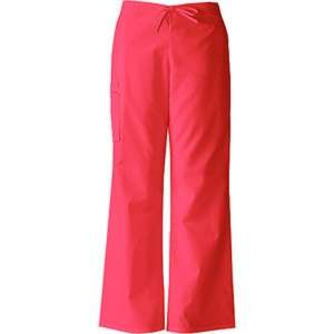 NWT SIMPLY BASIC Scrubs Utility Cargo pants RED X Small  