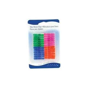  Mini Clothespin Memo Clips set of 24 (assorted) (.25H x 1 
