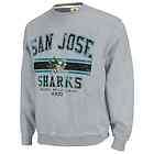 CCM San Jose Sharks Ash Team Classic Pullover Crew Sweatshirt   XL
