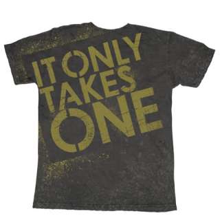 JOHN MORRISON Only Takes One TOP ROPE T shirt WWE New  