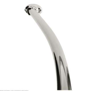Kingston Brass Chrome Finish Adjustable Hotel Curved Shower Rod  