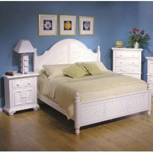  Twin Poster Bed by American Woodcrafters   White (6510 
