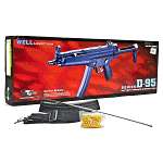 WELL D 95 275 FPS Fully Automatic Electric Airsoft Rifle w/Sample BBs 