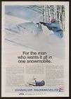 1970 evinrude super range skeeter snowmobile photo ad expedited 