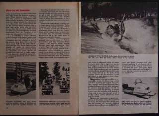 Snowmobiles 1969 Vintage review Johnson AMF Skidoo Alouette Evinrude 
