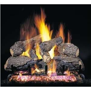 com Peterson Gas Logs 18 Inch Charred Northern Oak Vented Propane Gas 