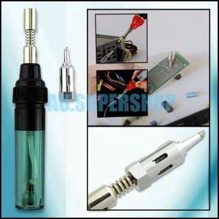 Pen Shape Cordless Butane Gas Soldering Iron + 1 Tip  
