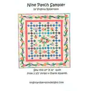  Nine Patch Sampler Quilt Pattern by Virginia Robertson 