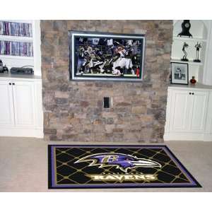  Baltimore Ravens 5X8 ft Area Rug Floor/Door Carpet/Mat 